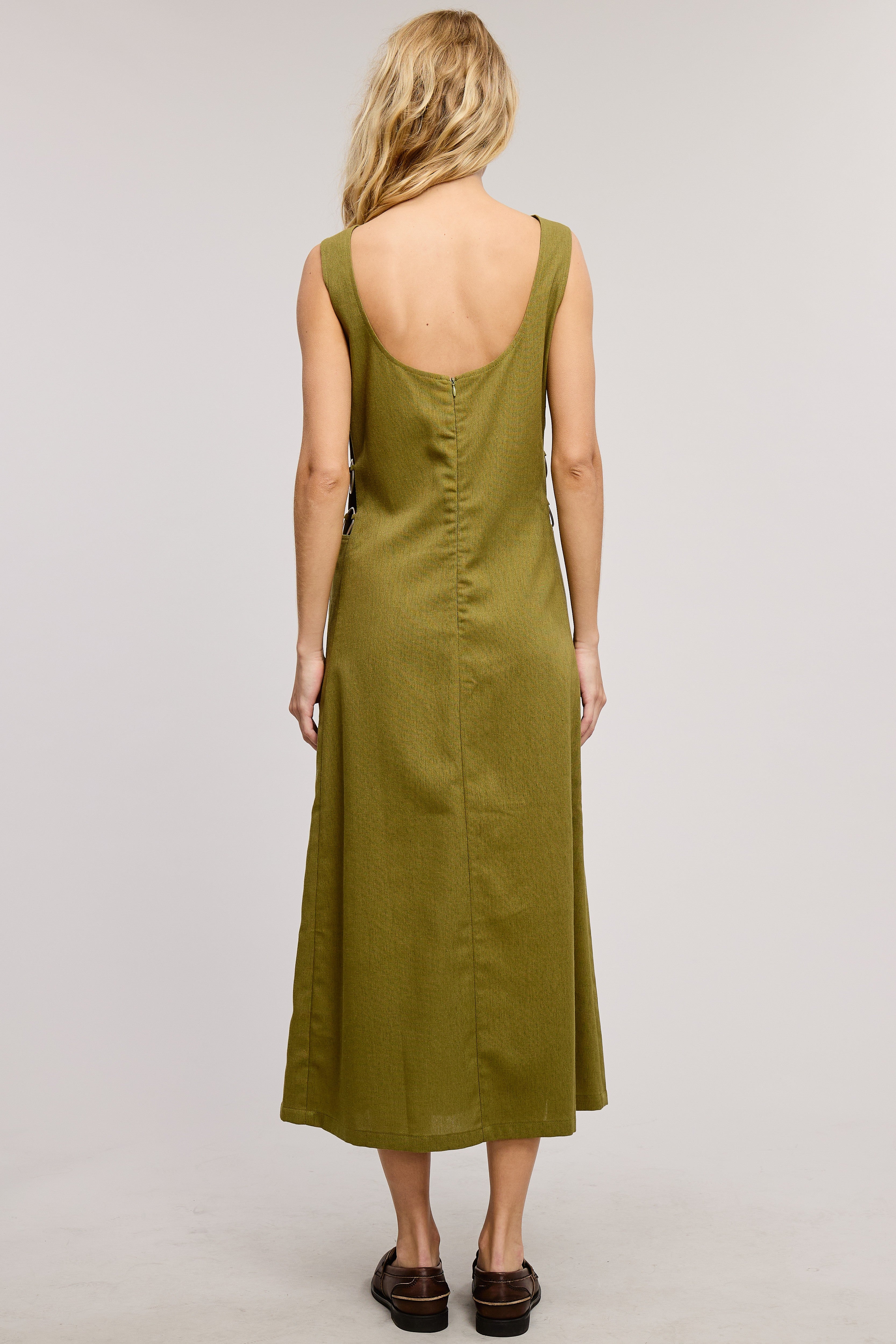 Long Metal Ring Maxi Dress