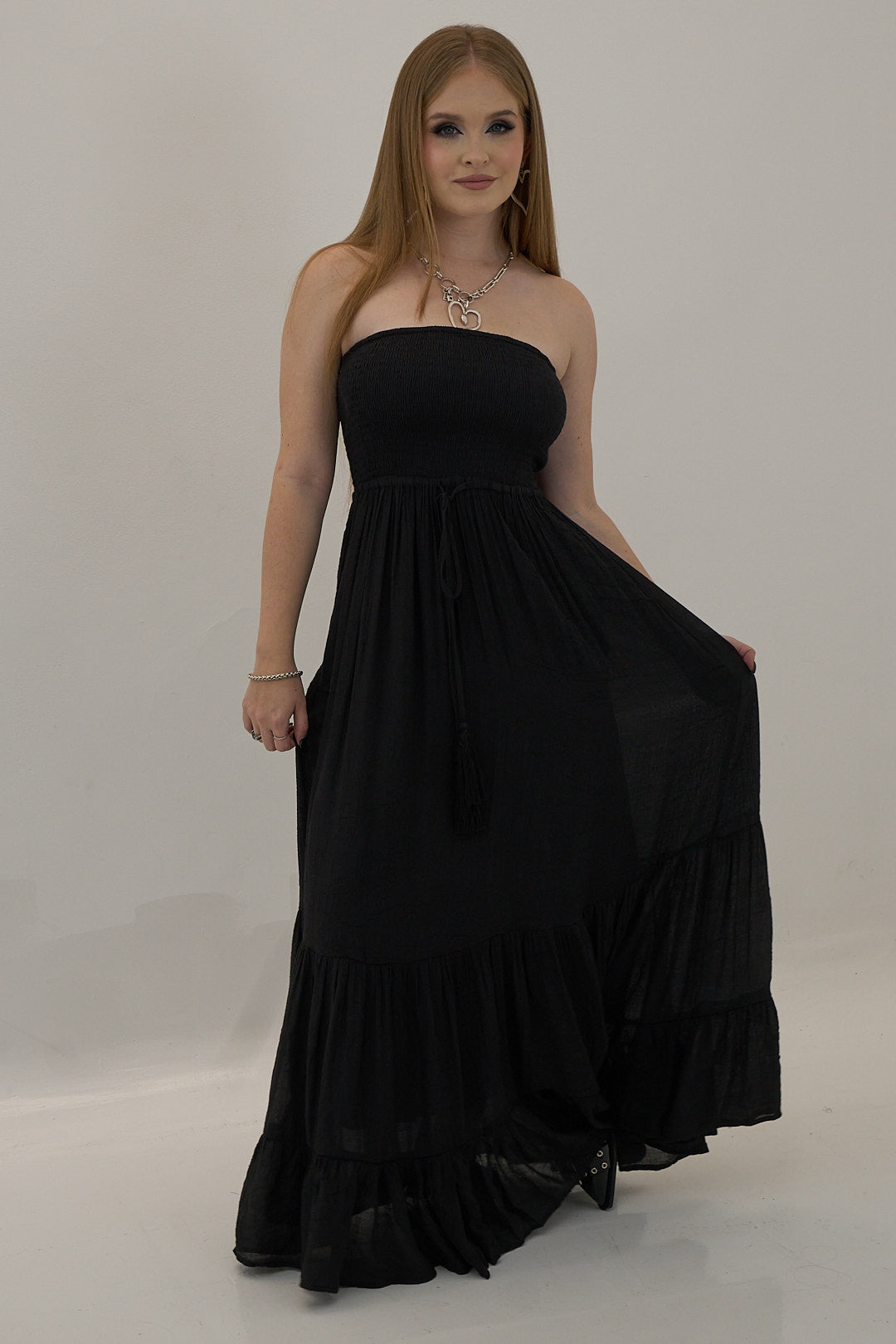 Mesh So Well Lace Maxi Dress