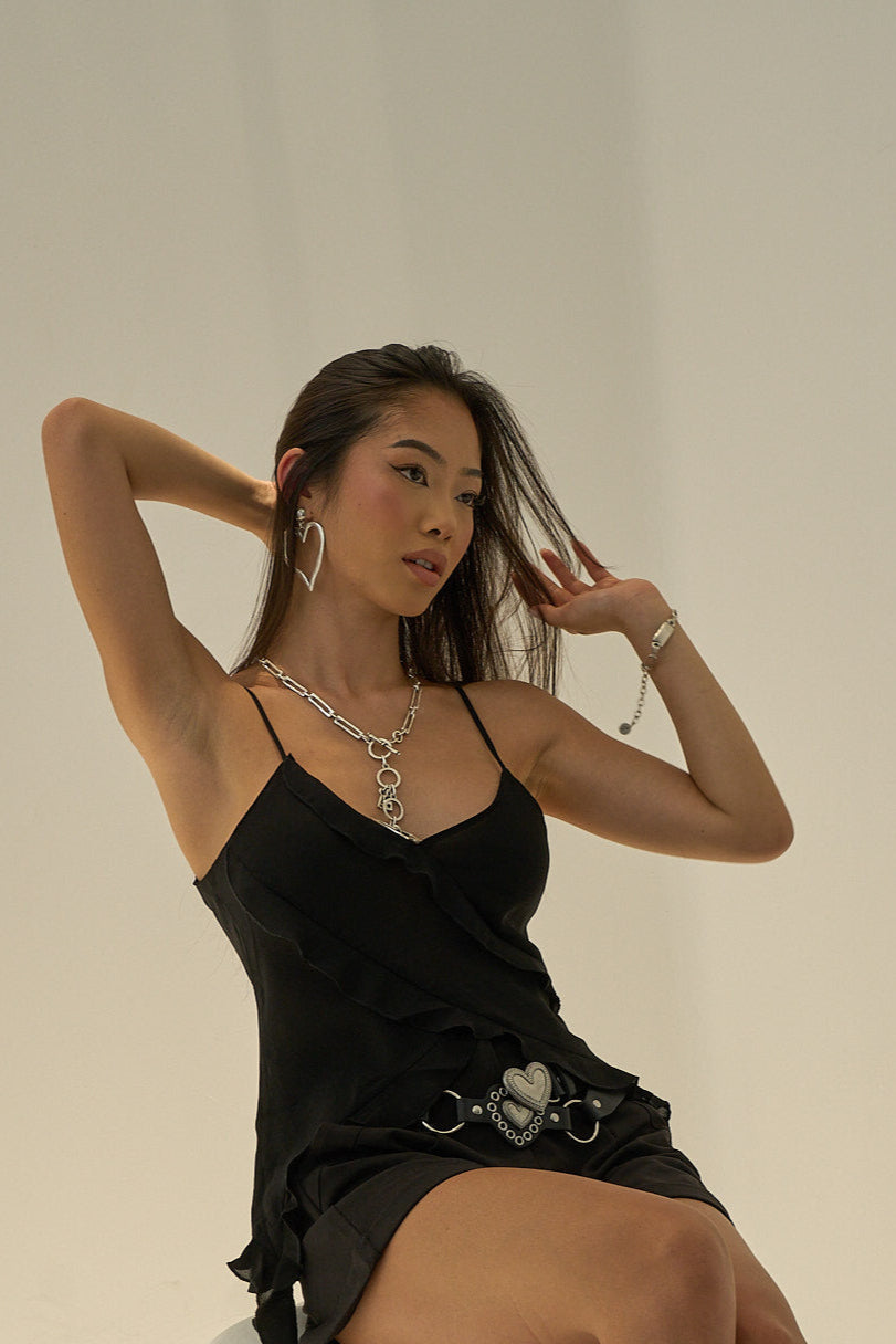 Open Back & Front Crop Top