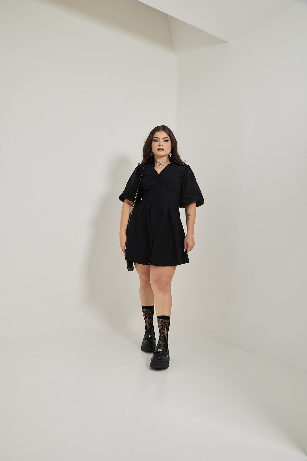 Elle Black Mini Dress