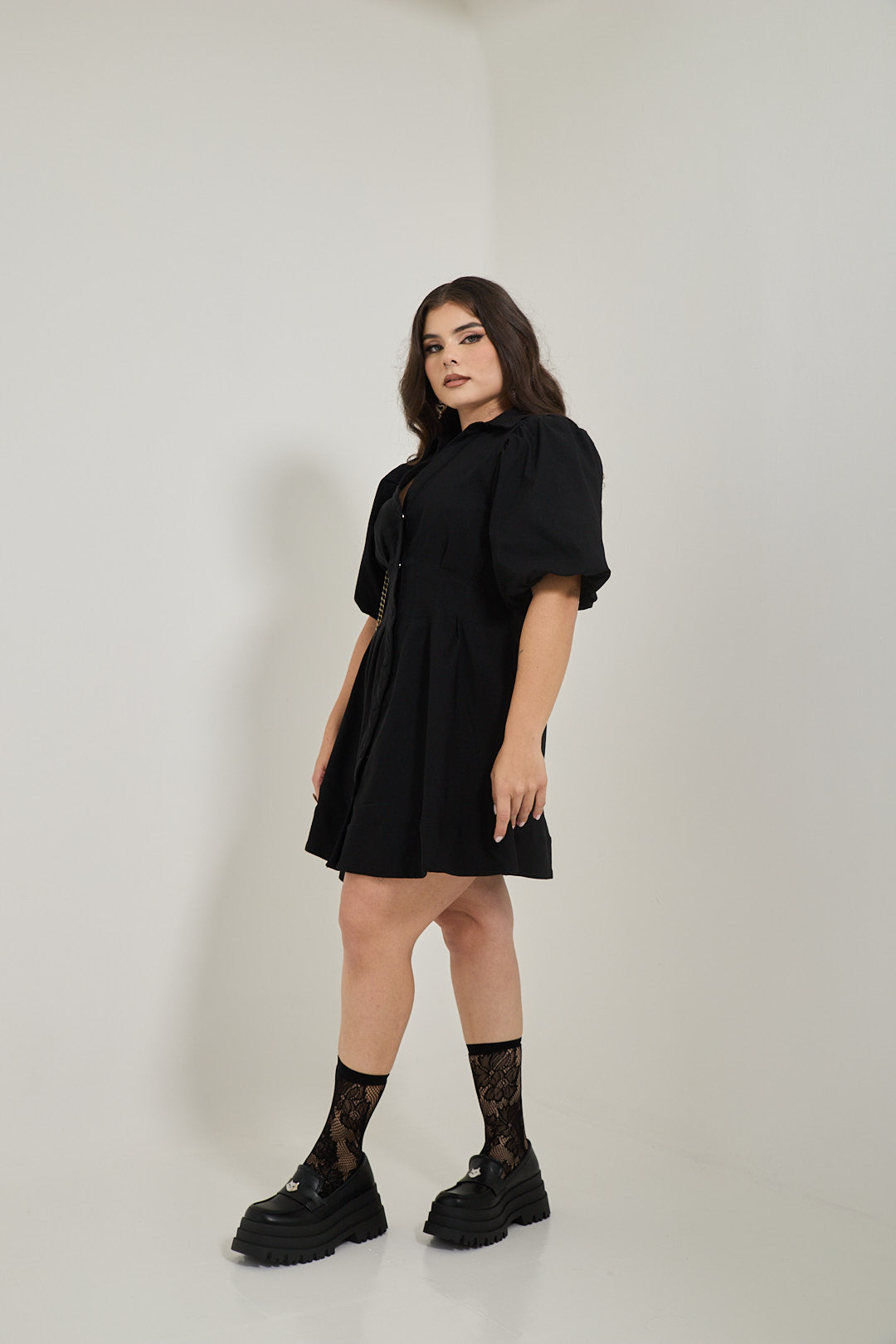 Elle Black Mini Dress