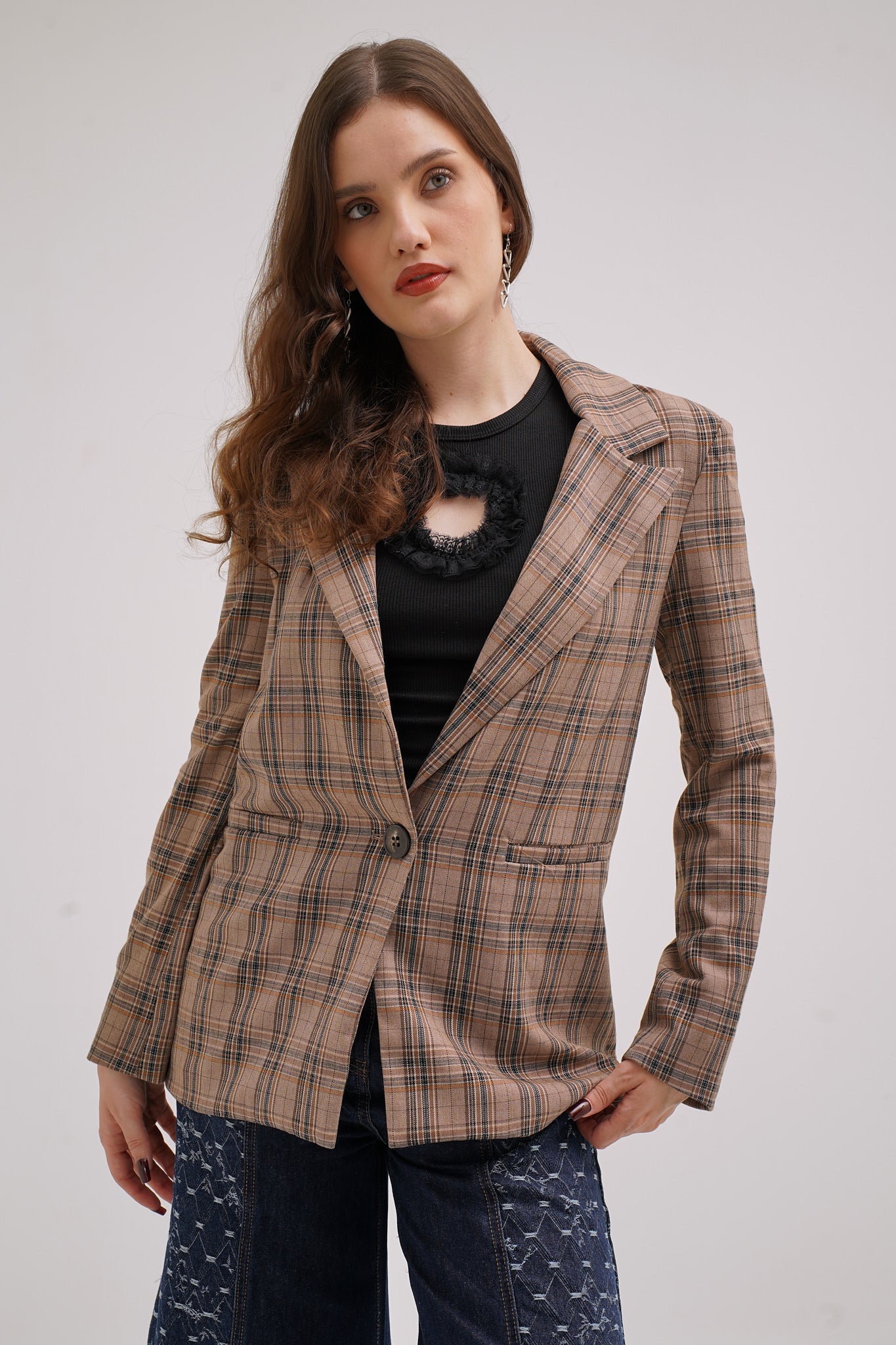 Structured Notch Collar Jacket