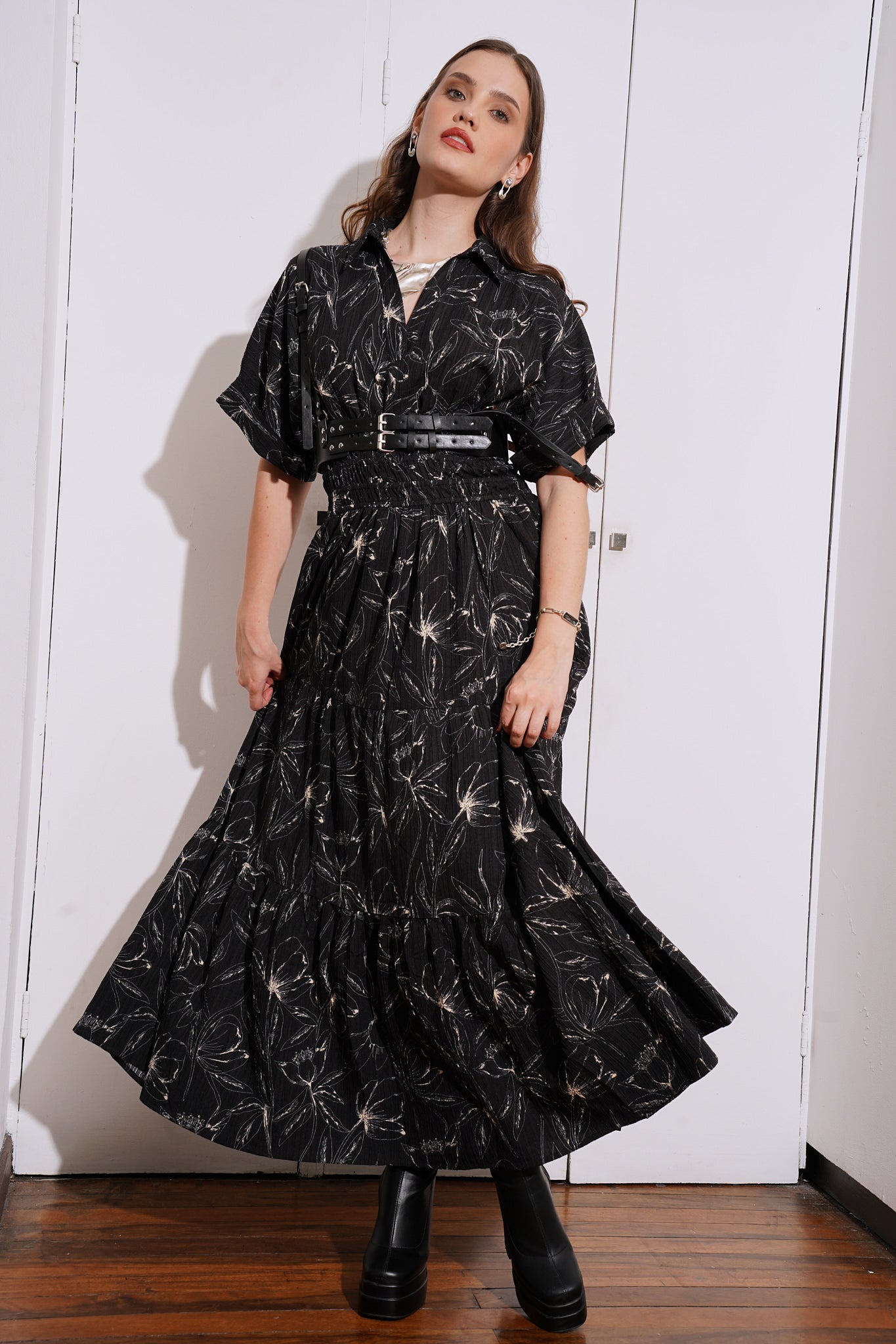 Romantic Floral Maxi Dress