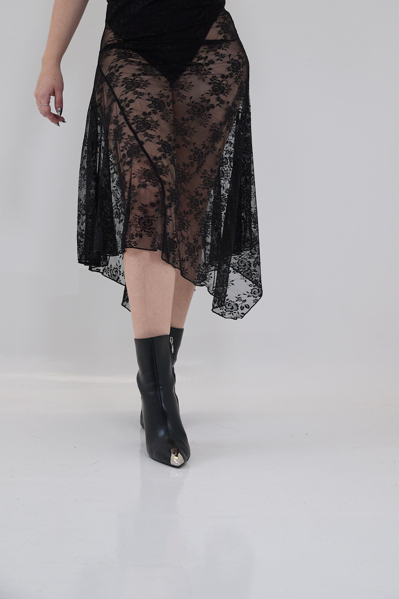 Lace Midi Skirt