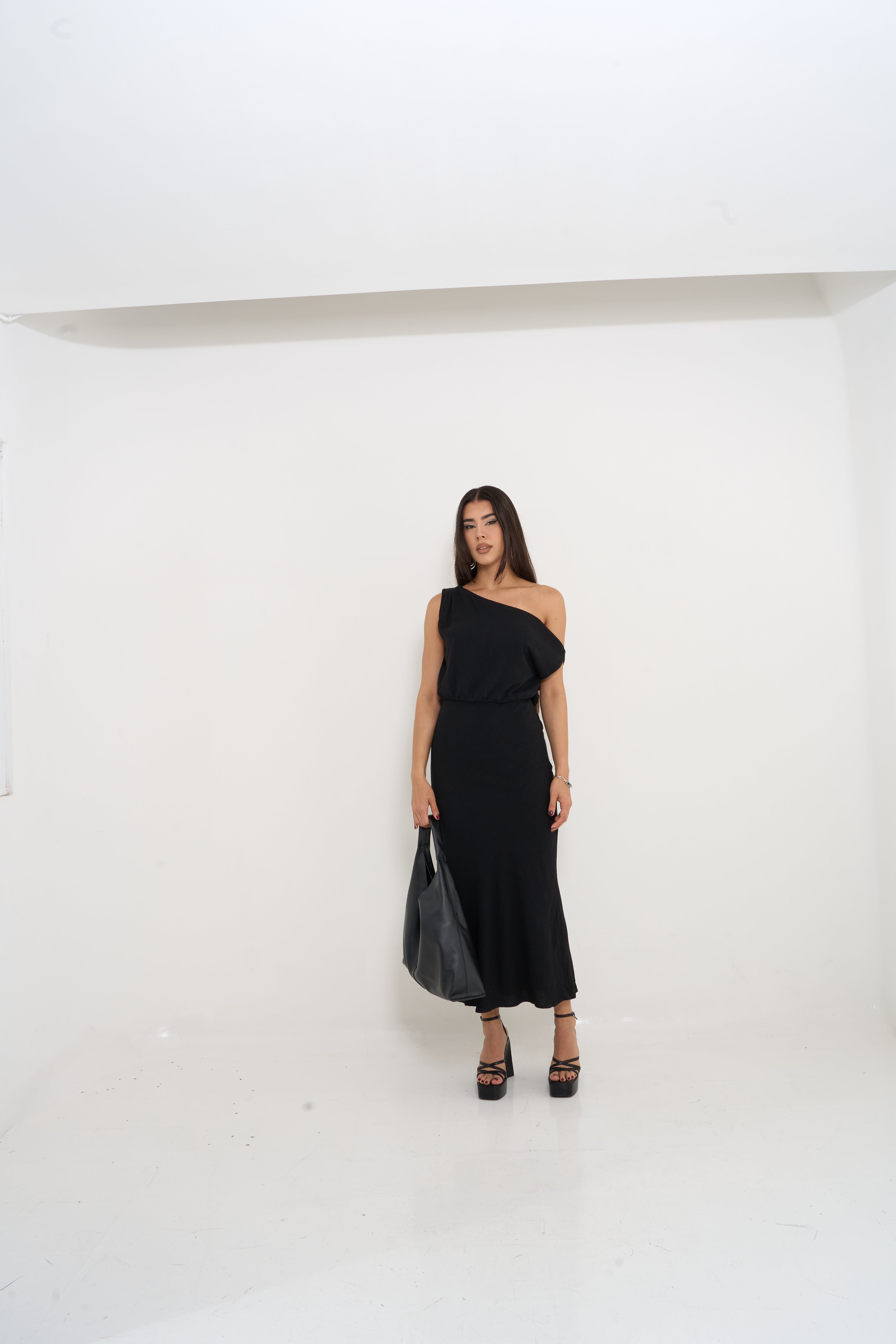 One-Shoulder Maxi Dress