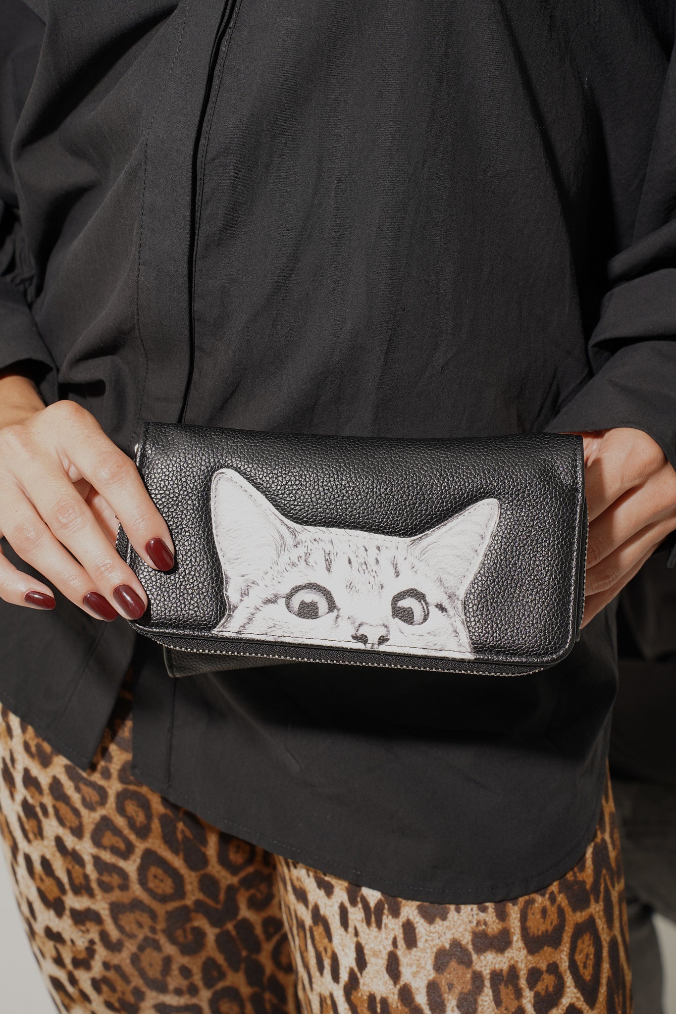 Feline Print Wallet