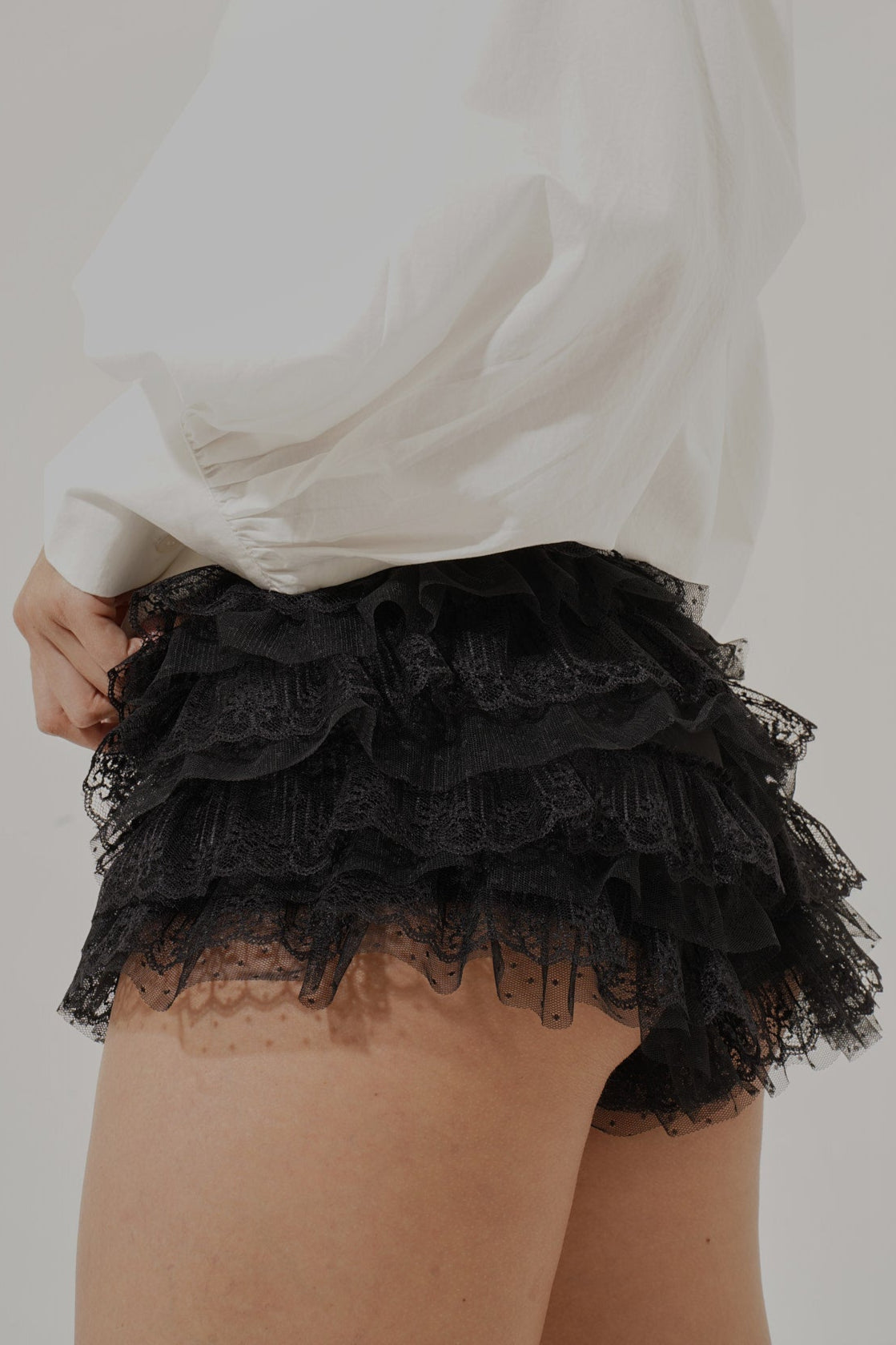 Tulle Lace Bloomer Shorts