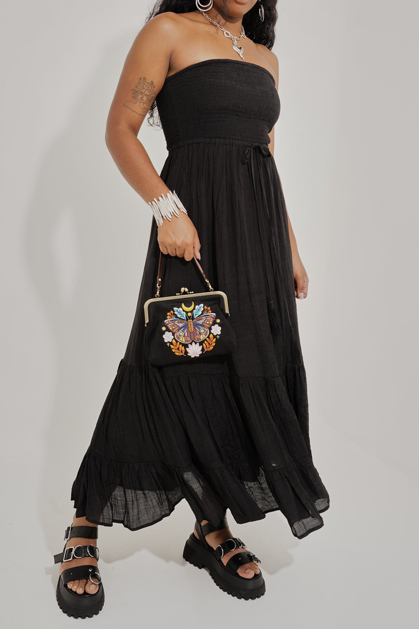 Moon Moth Kiss Lock Bag