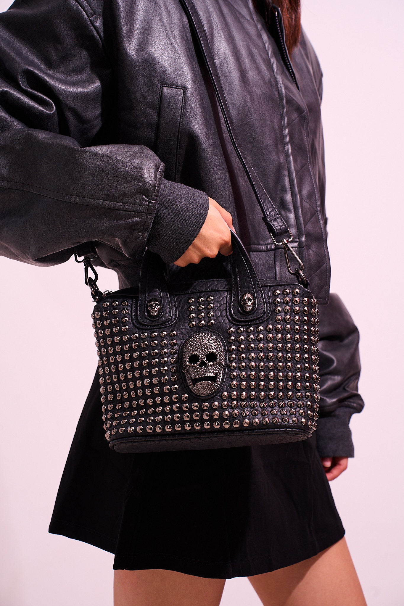 Studded Skull Bag