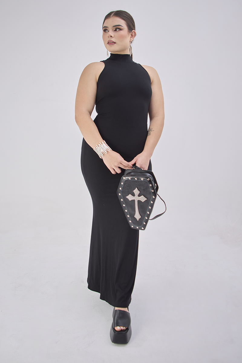 Turtleneck Maxi Dress