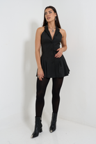 Siren Black Mini Dress