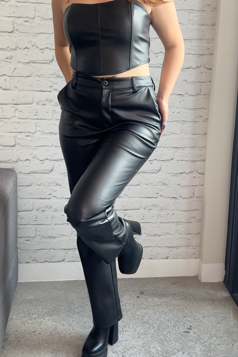 Black Sun Exlusive-Leather Pants