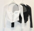 Delicate Lace Sculpt Top