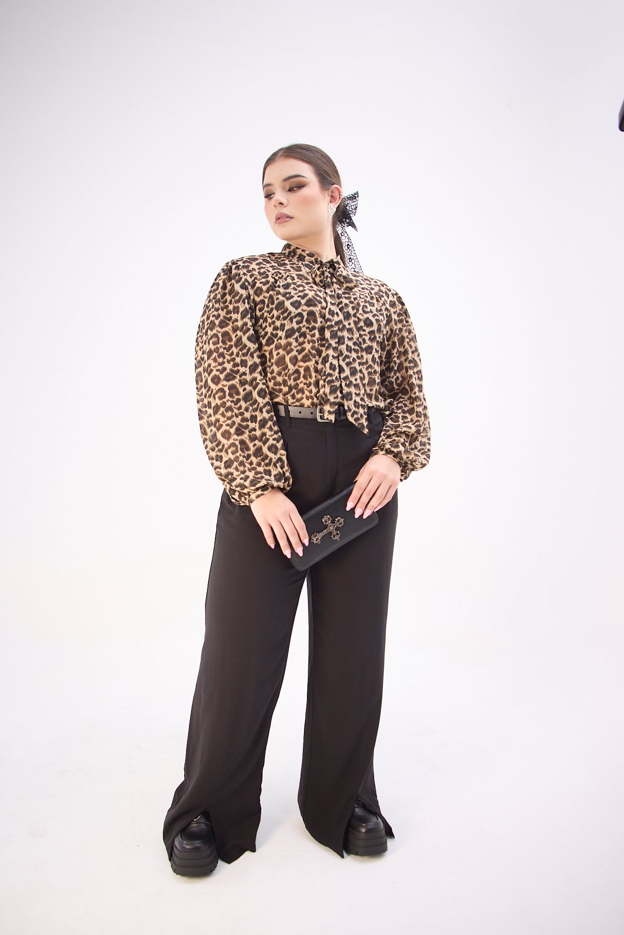 Leopard Print Blouse