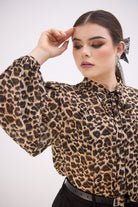 Leopard Print Blouse