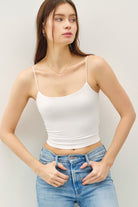 Basic Spaghetti Crop Top