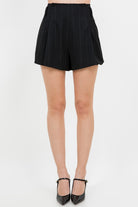 Structured High-Waist Shorts