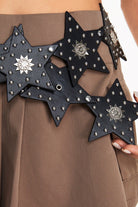 PU Leather Star Corset Belt