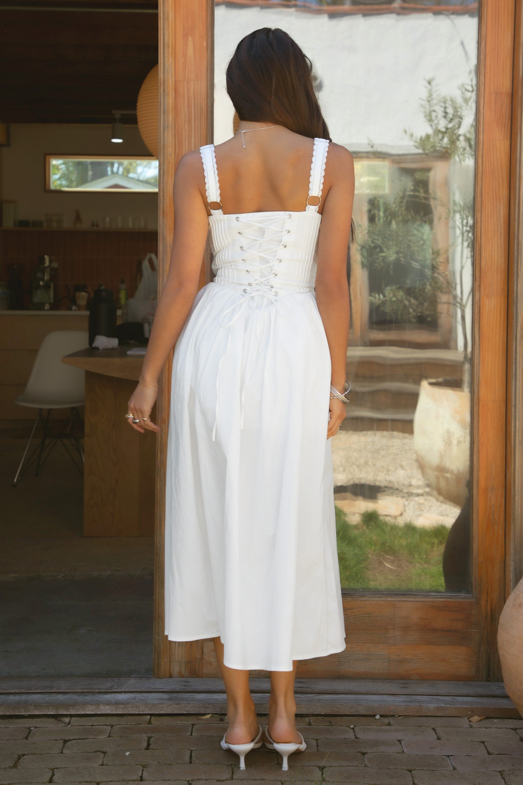 Cottagecore Lace Maxi Dress