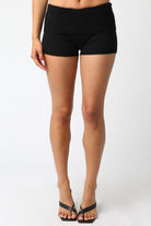 Skyler Rib Knit Boy Shorts
