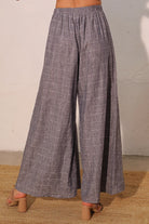 Grey Plaid Trousers