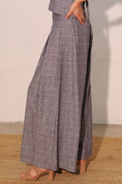 Grey Plaid Trousers