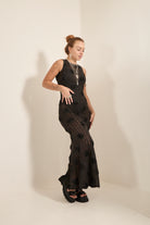 Darkness Floral Maxi Dress