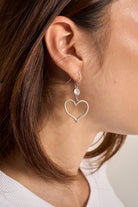 Heart Drop Earrings