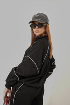 French Terry Zip-Up Sweater