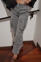 Vintage Washed Cargo Pants
