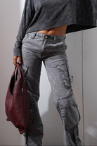 Vintage Washed Cargo Pants