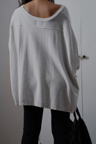 Twist Cuff Oversized Top