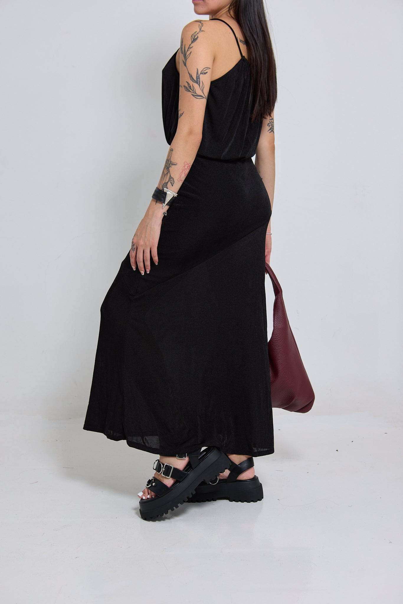 Fitted Knit Maxi Dress