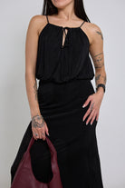Fitted Knit Maxi Dress