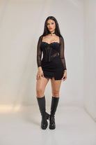 Delicate Lace Sculpt Top