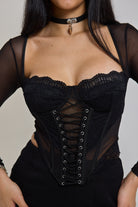Delicate Lace Sculpt Top