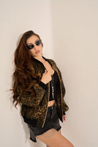 Leopard Bomber Jacket