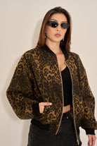 Leopard Bomber Jacket