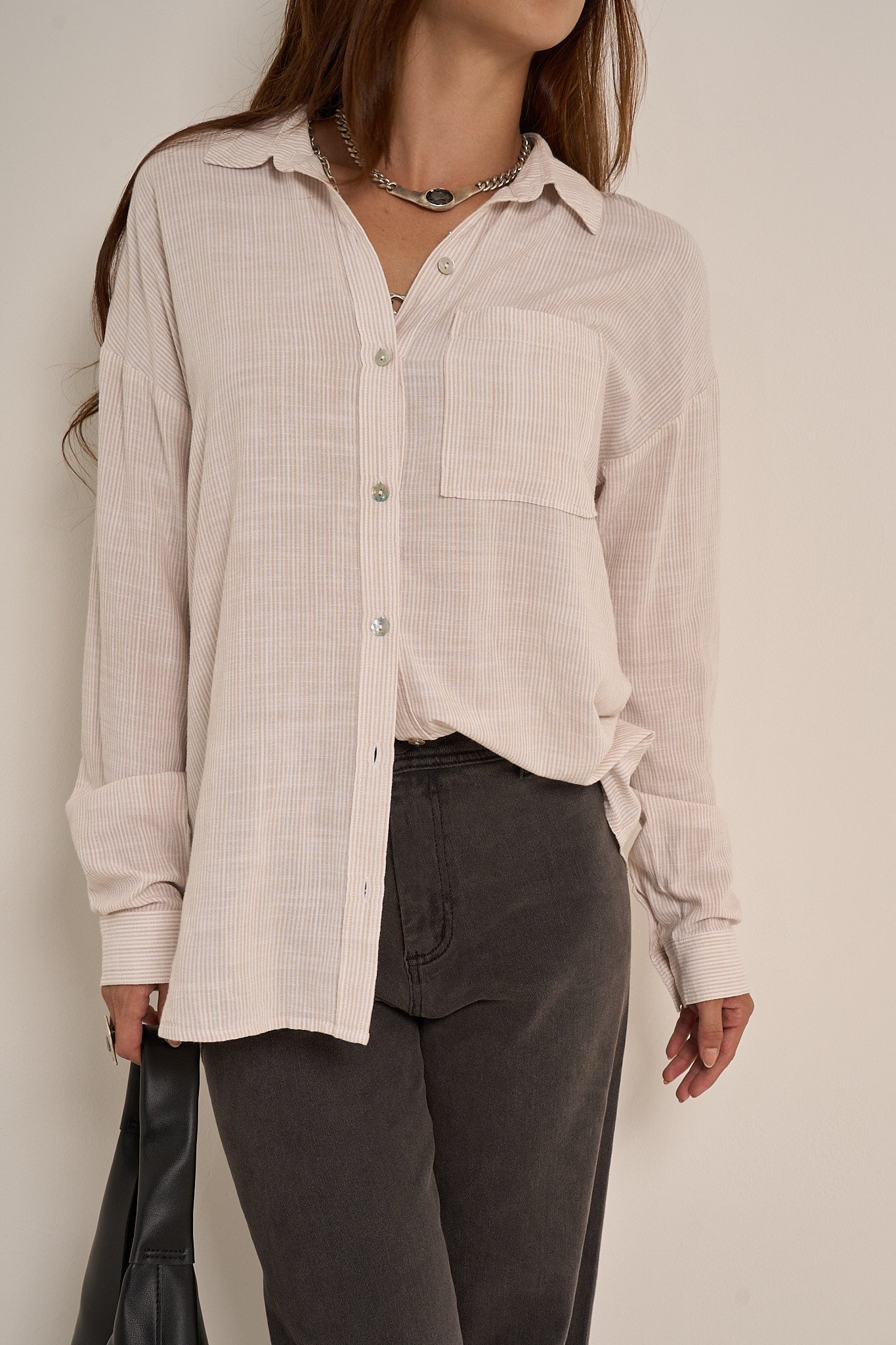 Oversized Stripe Shirt