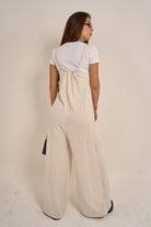 Striped Linen Jumpsuit