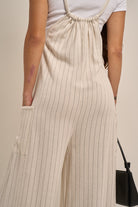 Striped Linen Jumpsuit