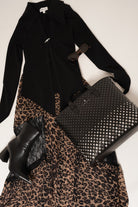 Leopard Lace Maxi Skirt