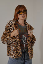 Leopard Fleece Jacket