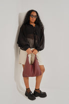 Textured Button-Dow T-Shirt