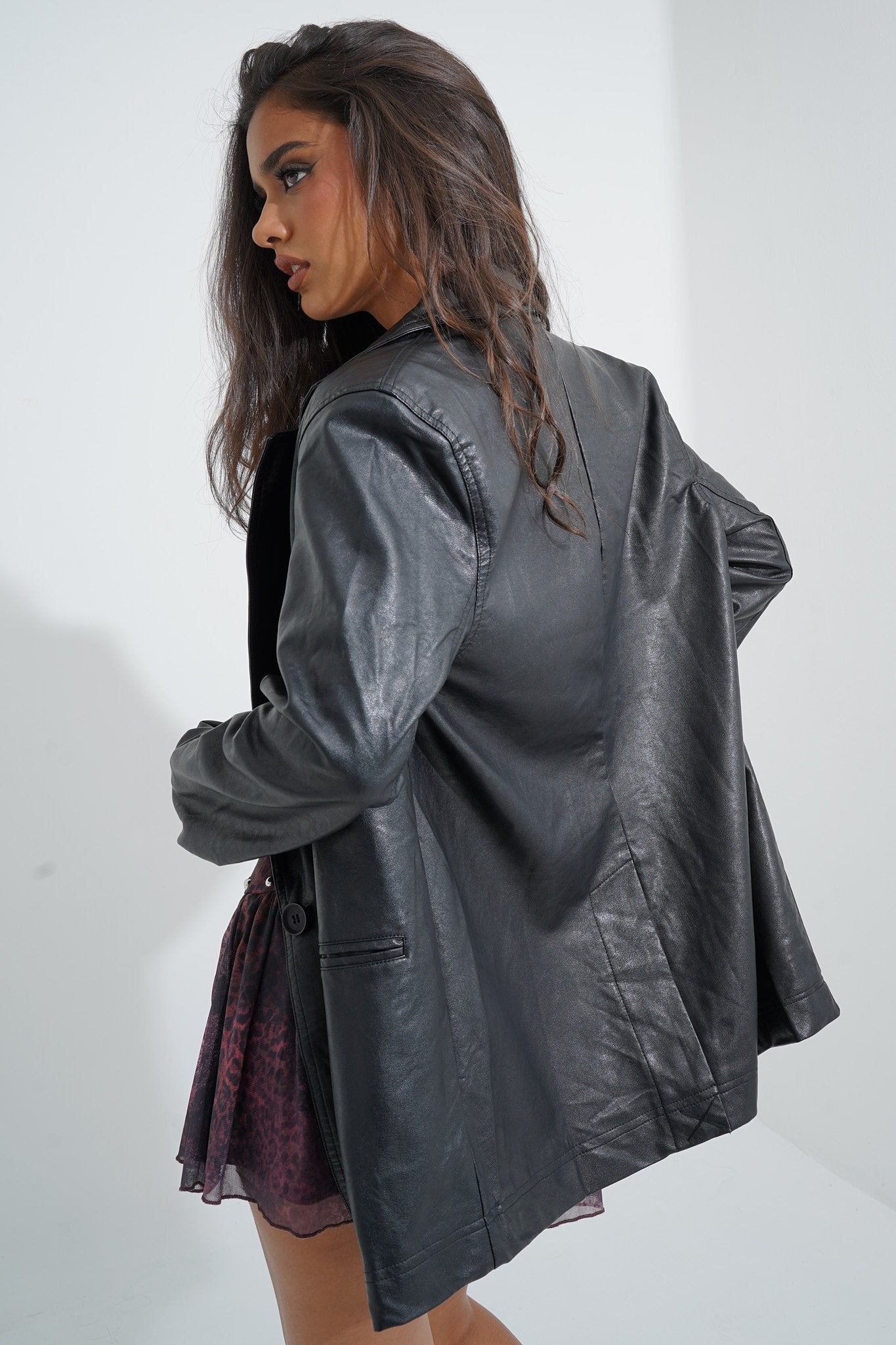 Rebel Leather Blazer