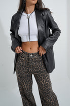 Rebel Leather Blazer