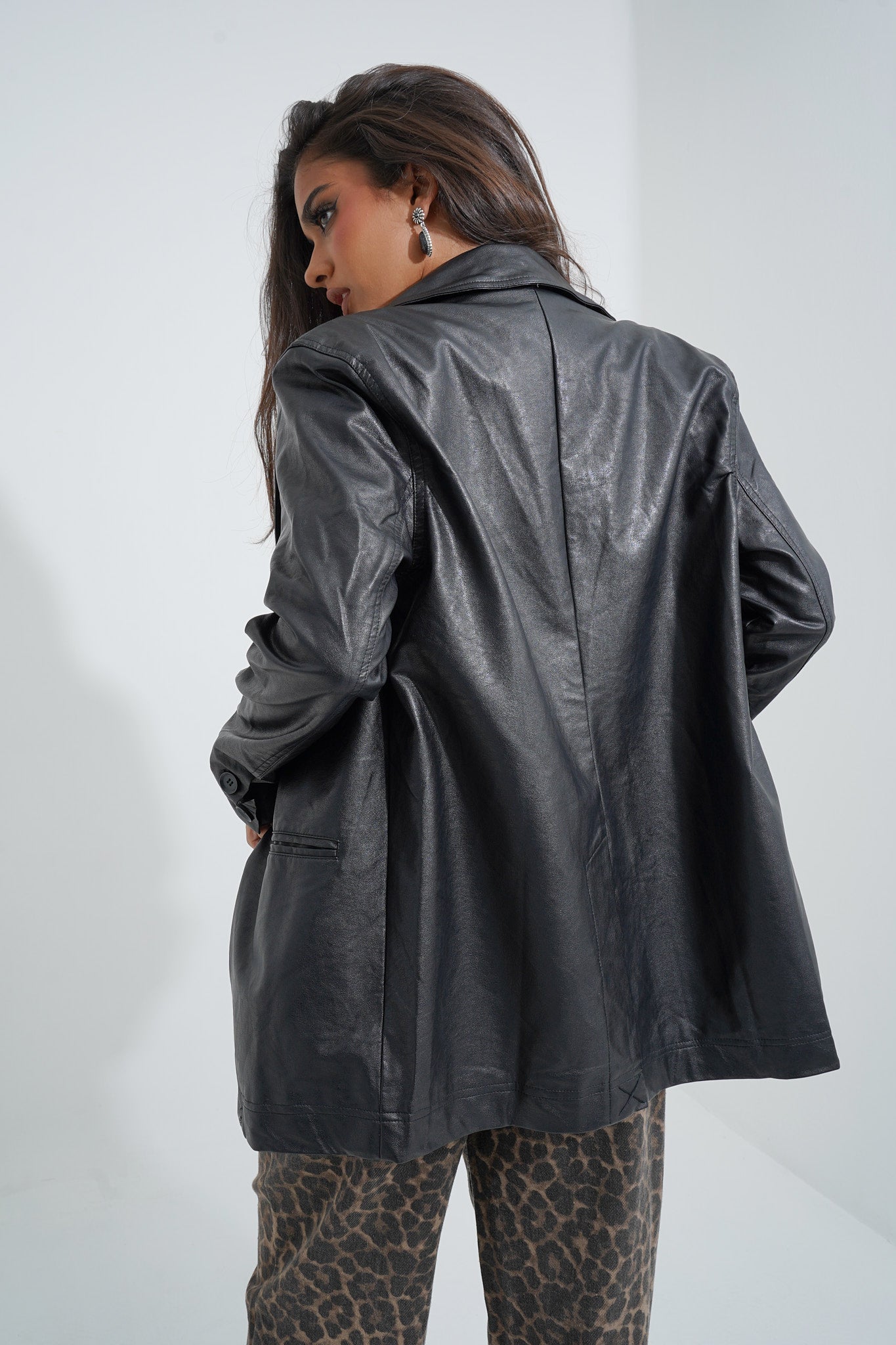 Rebel Leather Blazer