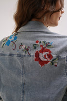 Stylish Embroidered Denim Jacket