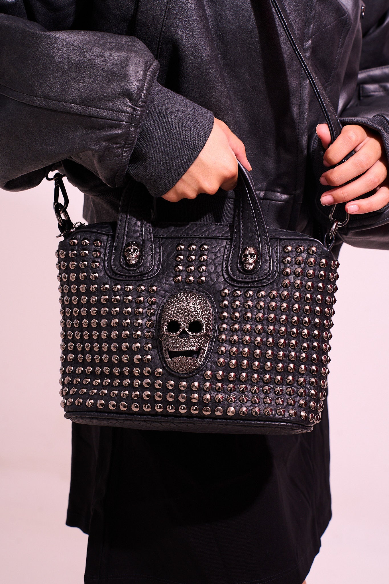 Studded Skull Bag