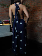Celeste Polka Dot Maxi Dress